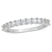 Everly Women's Created Sapphire Sterling Silver Wedding Ring